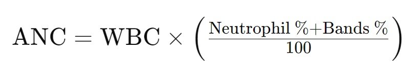 Absolute Neutrophil Count Formula